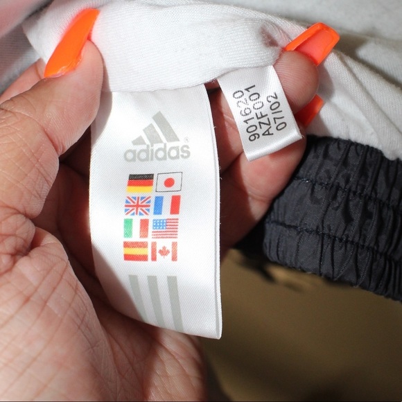 Adidas Vintage Y2K Blue’ish/Grey Oversized Windbreaker Jacket - Size Lage - Picture 8 of 11